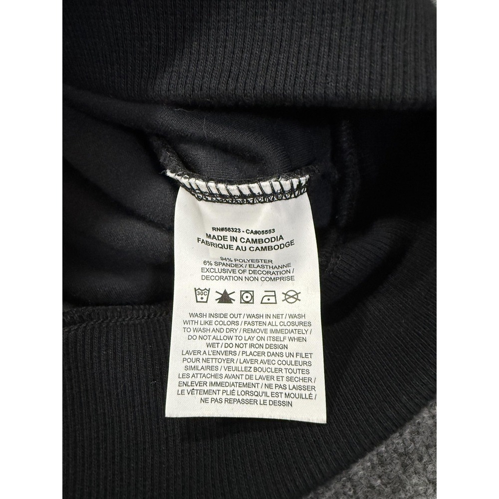 Jordan Track Jacket Mens Large Black Velour Full Zip Oversized Fit Basketball - Picture 6 of 7